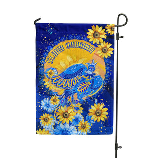 SLAVA UKRAINI Garden Flag. - MORO DESIGN STUDIO