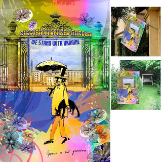 Garden Flag - True Russia stands with Ukraine! - Charity purchase - MORO DESIGN STUDIO