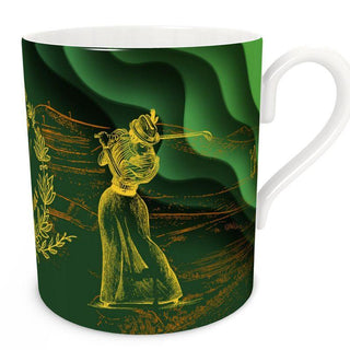 London Bone China Mug - Gift for Lady Golfer - MORO DESIGN STUDIO