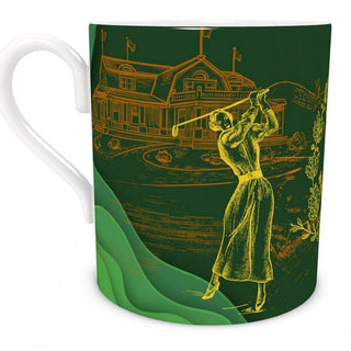 London Bone China Mug - Gift for Lady Golfer - MORO DESIGN STUDIO