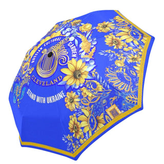 Russian Cultural Garden Statement Umbrella - WE STAY WITH UKRAINE! - MORO DESIGN STUDIO