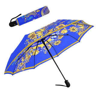 Russian Cultural Garden Statement Umbrella - WE STAY WITH UKRAINE! - MORO DESIGN STUDIO