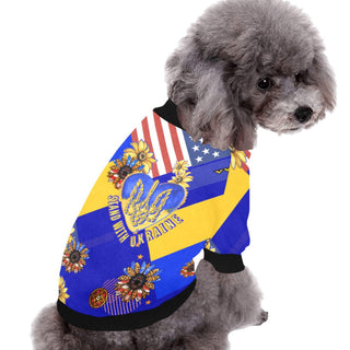 Patriotic Dog Shirt - Stand with Ukraine! - MORO DESIGN STUDIO