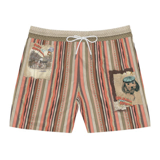 Men's Swim Shorts - Vintage-Inspired Design. Style, Comfort and Adventure. - MORO DESIGN STUDIO