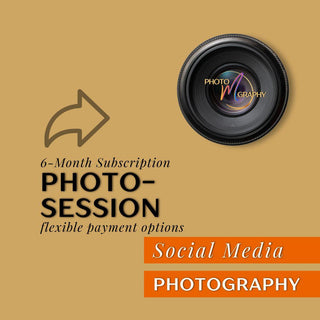 SOCIAL MEDIA PHOTOGRAPHY: 6-Month Subscription