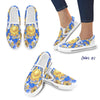 Women's Printed Slip-On Canvas Loafers SUNFLOWERS.