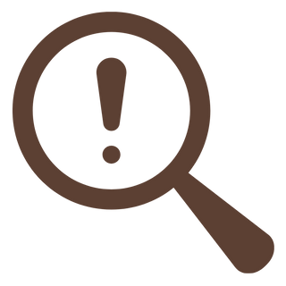 Red circle with a red cross inside on a white background