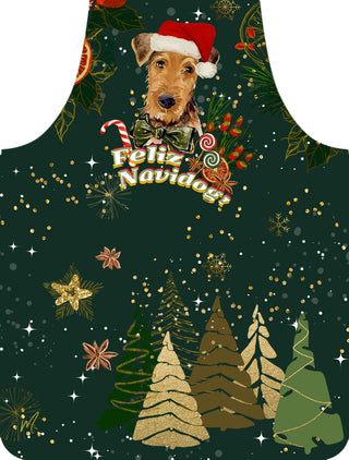 FELIZ NAVIDOG - Christmas Apron for Dog Lovers - MORO DESIGN STUDIO