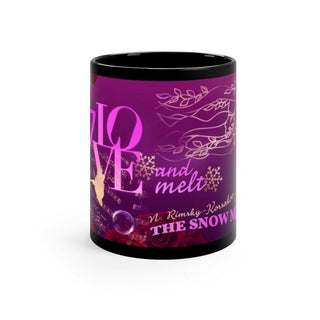 THE SNOW MAIDEN - Gift Mug with QR code (Black) - MORO DESIGN GIFTS