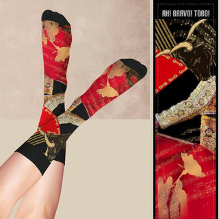 Artistic Gift Socks AH! BRAVO! TORO! - MORO DESIGN STUDIO