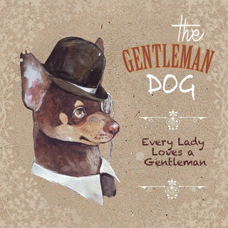GENTLEMAN DOGS (4 Coasters) - Humor and Style for Dog Lovers - MORO DESIGN STUDIO
