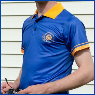 Men's polo shirt. Rotary Club Uniform. - MORO DESIGN STUDIO