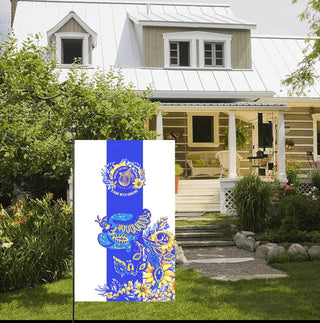STAND WITH UKRAINE - Russian Cultural Garden Garden Flags (5 sizes) - MORO DESIGN GIFTS
